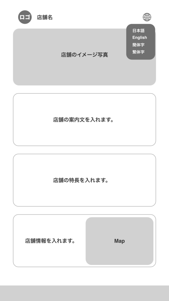 グローバルサイト構成案